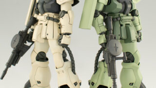 HG 1/144 ザクF2型(連邦)・グフカスタム・ザクスナイパー-