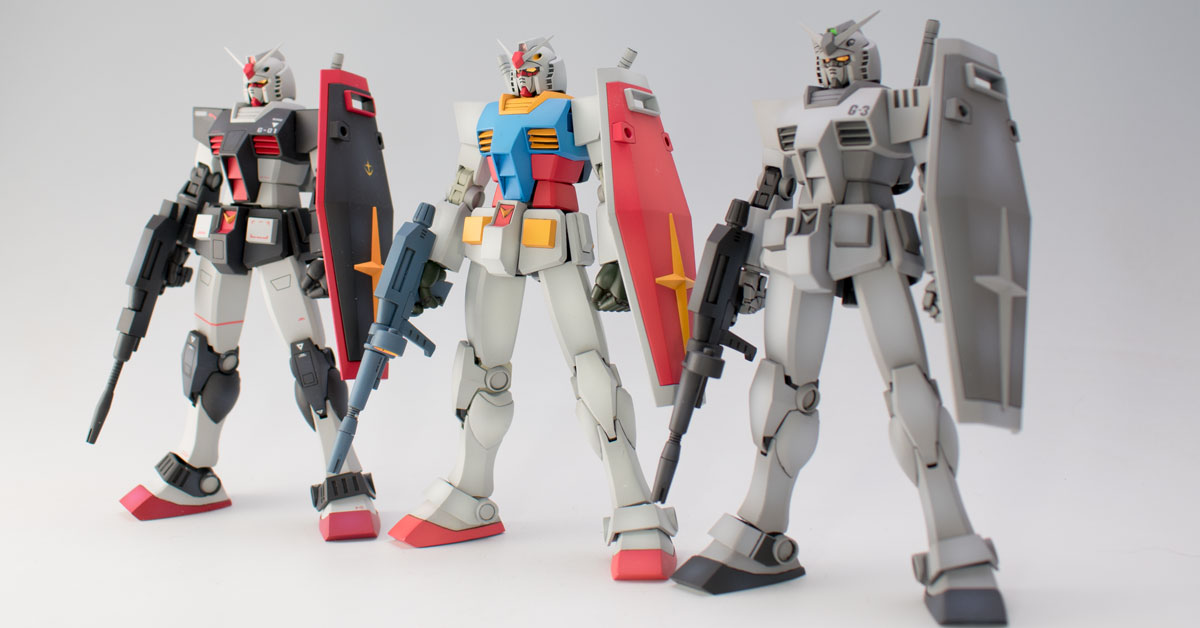 ガンダム 1,2,3号機